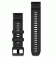 QuickFit 22 Watch Bands- Black Silicone - 010-13392-02 - Garmin